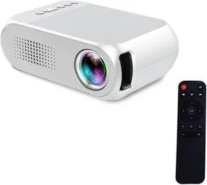 Gaone Mini Projector, 1080P Supported Video Projector 4800 Lumens LED 20,000 Hrs Long Life Portable Home Theatre Projector Compatible with PS4, PC Via HDMI, VGA, TF, AV, and USB,White Gaone Mini Projector, 1080P Supported Video Projector 4800 Lumens LED 20,000 Hrs Long Life Portable Home Theatre Projector Compatible with PS4, PC Via HDMI, VGA, TF, AV, and USB,White