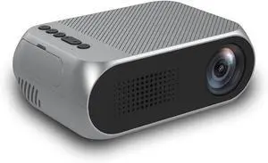 1080P HD Projector, Built-in Battery Projector, Household LED, Mini Portable HD Projector, HDMI, VGA, USB, Laptop, Silver 1080P HD Projector, Built-in Battery Projector, Household LED, Mini Portable HD Projector, HDMI, VGA, USB, Laptop, Silver