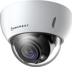 Amcrest 4K Optical Zoom AI POE Camera, Varifocal 8MP Outdoor POE IP Camera Dome, Face/Human/Vehicle Detection, 2.7mm~13.5mm Lens, IP67, 5X Optical Zoom, (IP8M-VD2893EW-AI)