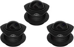 Ubiquiti AirCam-Dome H.264 megapixel camera, 1MP/HDTV Dome (3 Pack)