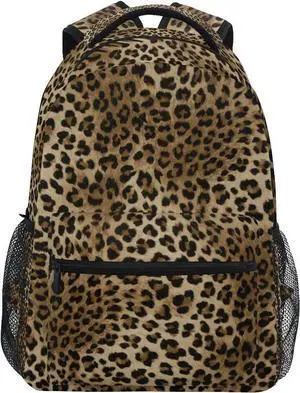 Leopard print Vintage Boys Girls School Computer Backpacks Book Bag Travel Hiking Camping Daypack Leopard print Vintage Boys Girls School Computer Backpacks Book Bag Travel Hiking Camping Daypack