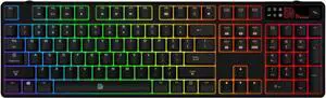 Thermaltake Tt e Sports Poseidon Z RGB Software Controlled 16.8 Million Color Brown Switches Mechanical Gaming Keyboard KB-PZR-KBBRUS-01