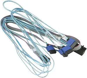 Supermicro Cable CBL-SAST-0948 INT mini SAS HD to 4 SATA 60CM S with 60cm SB Brown Box