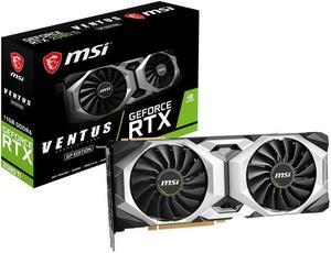 MSI G208TVGP11 Gaming GeForce RTX 2080 Ti 11GB GDRR6 352-bit HDMI/DP Ray Tracing Turing Architecture Graphics Card (RTX 2080 Ti Ventus GP)