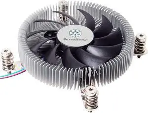 SST-NT07-115X-USA LGA1150/1151/1155/1156/1200 CPU Cooler Low Profile 23mm Tall for 65W TDP Support with 80mm PWM Fan SST-NT07-115X