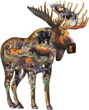 Walk on the Wild Side 650 Piece Shaped Jigsaw Puzzle by SunsOut