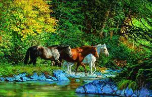 Bear Creek Crossing 1000 Piece Jigsaw Puzzle by SunsOut