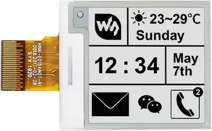 Waveshare 1.54inch e-Paper Display Module, 200x200 Resolution, Compatible with Raspberry/STM32 Waveshare 1.54inch e-Paper Display Module, 200x200 Resolution, Compatible with Raspberry/STM32