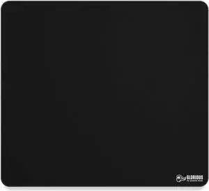 XL Heavy Gaming Mouse Mat/Pad - 5mm Thick Stitched Edges Black Cloth Mousepad | 16x18 (G-HXL)
