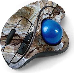 MightySkins Skin for Logitech M570 Wireless Trackball Mouse  Brown Marble  Protective Durable and Unique Vinyl Decal wrap Cover  Easy to Apply Remove and Change Styles  Made in The USA
