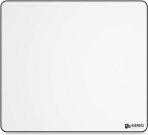 Large Gaming Mouse Pad for Desk - Rubber Base Computer Mouse Mat - Durable Mouse Mat - Cloth Mousepad with Stitched Edges - White Cloth Mousepad | 16x18 (GW-XL)