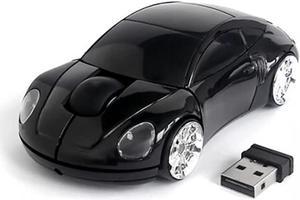 Porsche Car Optical Wireless Silent Mouse Black