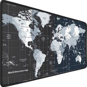 Large Gaming Mouse Pad 31.5x15.7 Durable Extended Large Mouse Pad with Stitched Edges Long XXL Premium-Textured Cloth Mouse Mat Non-Slip Base Waterproof Larg Pad for Gamer Office Home