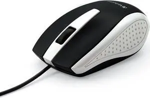 Verbatim Corded Notebook Optical Mouse - White