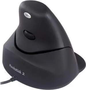 Ergoguys Ergonomic Rockstick 2 Meduim Mouse Wireless KOV-RS200WM, Black
