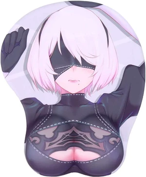 2B Anime Mouse Pads with Wrist Rest Gaming 3D Mousepads 2Way Skin (2B 01) 2B Anime Mouse Pads with Wrist Rest Gaming 3D Mousepads 2Way Skin (2B 01)