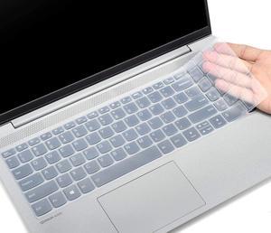 CaseBuy Keyboard Cover for 2020 Lenovo IdeaPad 5 15.6 inch/IdeaPad Flex 5 15IIL05 / Lenovo Flex 5 15 15.6 Laptop with Numeric Keypad, Lenovo IdeaPad 5 Keyboard Skin, Clear