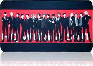 Anime Haikyuu Mouse Pad, Large Extended Gaming Anime Mousepad,Non-Slip Water-Resistant Rubber Cloth Mouse Mat(27.6"x15.7")