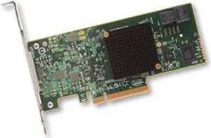 LSI MegaRAID SAS 9341-4i 4-Port 12Gb/s SATA+SAS PCI-Express 3.0 Full Height & Low Profile RAID Controller, Single