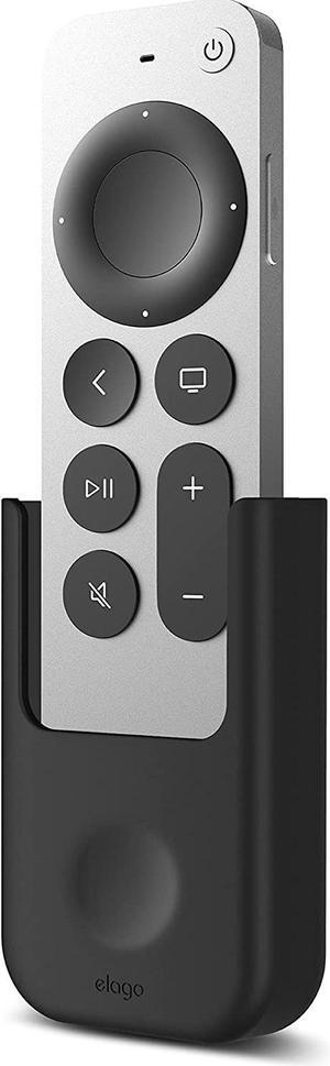 elago Apple TV Remote Holder Mount - [Gel Pad or Screw Options][Keeps It Secure][Cable Management] - Compatible with Apple TV Remote 4K / 4th Generation