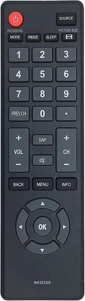 NH303UD Replaced Remote fit for Emerson TV LE391EM4 LF320EM4A LF391EM4 LF461EM4 LF320EM5S LE240EM4 LE320EM4 LF320EM4 LF501EM4 LF461EM4 LF501EM4 LF501EM4F LE240EM4 LE290EM4 LE320EM4 LF320EM4 LF320EM