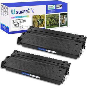 High Yield Compatible Toner Cartridge Replacement   E40 E30 E31 E16 E20 Works with PC-980 PC-981 PC-920 PC-921 PC-940 PC-745 PC-735 PC-420 PC-425 FC100 120 Printer (Black, 2-Pack)