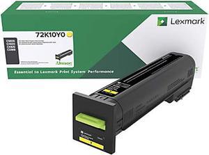 Lexmark LEX72K10Y0 Unison Original Cartridge-EAToner Cartridge, F/820/825/860, 8000 Page Yield, Yellow Toner