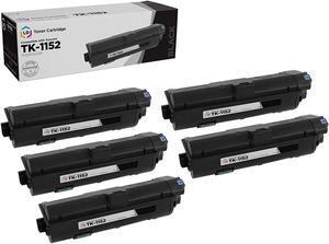 LD Products Toner Cartridge Compatible with Replacement for Kyocera TK-1152 1T02RV0US0 (Black, 5-Pack) Compatible with The Following M Series M2635dw