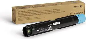 Xerox VersaLink C7000 Cyan High Capacity Toner Cartridge (10,100 Pages) - 106R03760