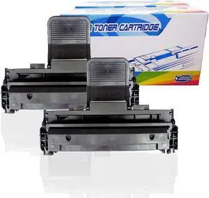Inktoneram Compatible Toner Cartridges Replacement for Dell 1110 1100 310-6640 310-7660 (Black, 2-Pack)