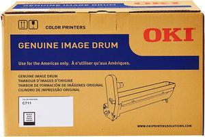 Oki Data 44318504 Image Drum for C711 Series Printers, 20000 Page Yield, Black