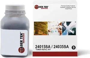 Laser Tek Services Compatible Toner Refill Kit Replacement for Lexmark E230 24015SA / 24035SA Works with Lexmark E230 E232 E234 E238 Printers (Black, 1 Pack) - 6,000 Pages