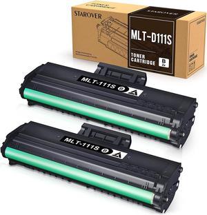 STAROVER Compatible Toner Cartridge Replacement for Samsung MLT-D111S D111S 111S MLT111S for Samsung M2020w M2070fw M2020 M2070 M2070w M2024w M2022w M2071W Printer (Black, 2-Pack)