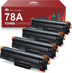 Toner Kingdom Compatible Toner Cartridge Replacement for HP 78A CE278A for HP Laserjet Pro M1536dnf Pro P1606dn P1560 P1566 P1600 P1606 (Black, 4-Pack)