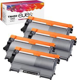ejet Compatible Toner Cartridge Replacement for Brother TN450 TN420 TN-450 TN-420 for HL-2270DW HL-2280DW HL-2230 HL-2240 7360N 7860DW 7065DN Intellifax 2840 2940 Printer (4 Black)