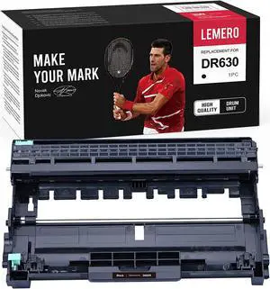LEMERO Compatible Drum Unit Replacement for Brother DR630 DR-630 DR 630 to use with MFC-L2700DW MFC-L2740DW MFC-L2685DW DCP-L2540DW HL-L2380DW HL-L2300D HL-L2340DW (1 Pack)