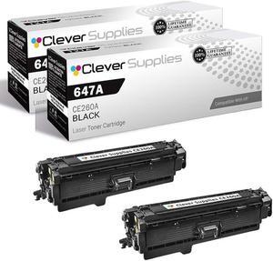 Compatible Toner Cartridge Replacement for  CP4025n CE260A Black CE261A Cyan CE262A Yellow CE263A Magenta  647A &  648A Color CP4000 CP4500 Enterprise CP4025dn CP4525xh 4 Color Set
