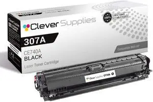 Ennovor CS Compatible Toner Cartridge Replacement for HP CP5225 CE740A Black HP 307A Color CP5200 CP5225n CP5220 CP5225 CP5225dn Professional CP5225dn CP5200 CP5225n CP5220 CP5225