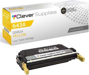 Compatible Toner Cartridge Replacement for  4700dn Q5952A Yellow  643A Color 4700 4700DN 4700DTN 4700N 4700PH+ 4710