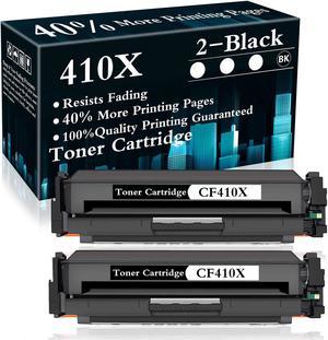 2 Pack 410X | CF410X Toner Cartridge Replacement for HP Color Laserjet Pro MFP M477fdn M477fdw M477fnw M452dn M452dw M452nw MFP M377dw Printer,Sold by TopInk