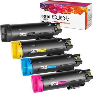 ejet Compatible Toner Cartridge Replacement for Xerox Phaser 6510 WorkCentre 6515 Printer High Capacity (1 Black 106R03480, 1 Cyan 106R03477, 1 Magenta 106R03478, 1 Yellow 106R03479, 4-Pack)