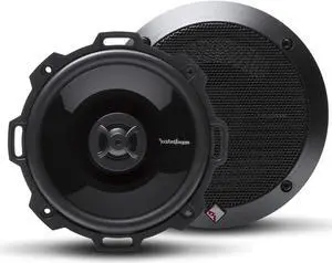 P152 Punch 5.25" 2-Way Coaxial Full Range Speakers - Black (Pair)