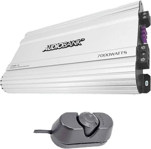 Monoblock 7000 WATTS Amp Class D 1OHM Car Audio Stereo Amplifier Remote Turn On/Off Circuit/Heavy-Duty Aluminium Alloy Heatsink Power and Protection Indicator P7001 Monoblock 7000 WATTS Amp Class D 1OHM Car Audio Stereo Amplifier Remote Turn On/Off Circuit/Heavy-Duty Aluminium Alloy Heatsink Power and Protection Indicator P7001
