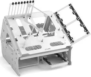 Praxis WetbenchSX Open Air Computer Test Bench Pro - Angled Edition - White