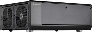 SilverStone Technology GD10B Home Theater Computer Case (Htpc) with Lockable Front Panel for ATX/Micro-ATX Motherboards GD10B-x