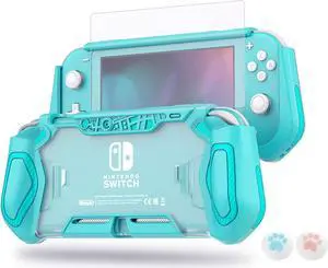 Switch Lite Protective Case for Nintendo Daily Gift (Ergonomic /Sturdy /Full Protection) Gift Idea Family Happy Hours Turquoise