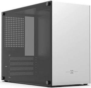 MATX Computer Case ZZAW C2, Support MATX ITX Motherboard ATX SFX-L SFX Power Supply, Long Graphics Card 2021 Mid Tower Small Aluminum Alloy Chassis