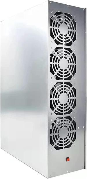 GUGU Mining Rig Case, BTC-S37 Bitcoin Miner, Mining Rig Frame, Rack Mining Rig Tools, for Crypto Coin Currency Bitcoin ETH/ETC/ZEC Mining Frame Rack, with 4 Cooling Fans