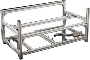 Case Open Air Mining Rig Frame Stackable Holder Dual Power Ports Graphics Card Insulation for 6/8/12GPU ETH Ethereum