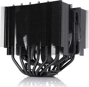 Noctua NH-D15S chromax.Black, Premium Dual-Tower CPU Cooler with NF-A15 PWM 140mm Fan (Black)